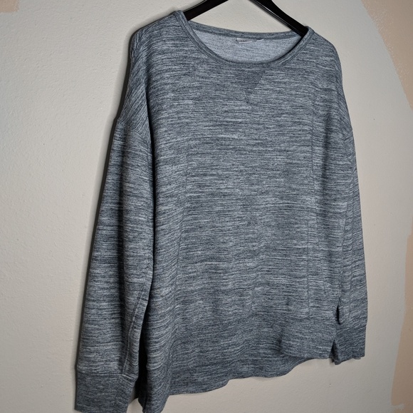 Gap Crew Neck Slouchy Heathered Pullover Sweater - Picture 2 of 6